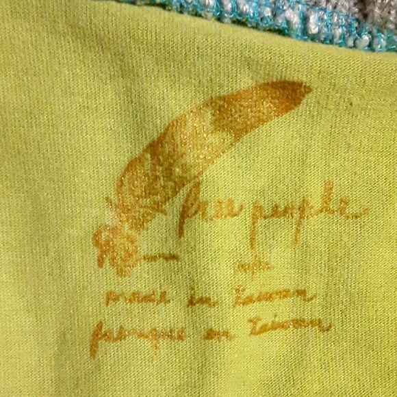 Free People Women's Green Tunic with knit details - Picture 6 of 6